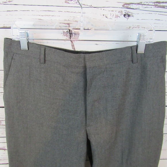 J. Crew Stretch men's gray trousers - Picture 2 of 5